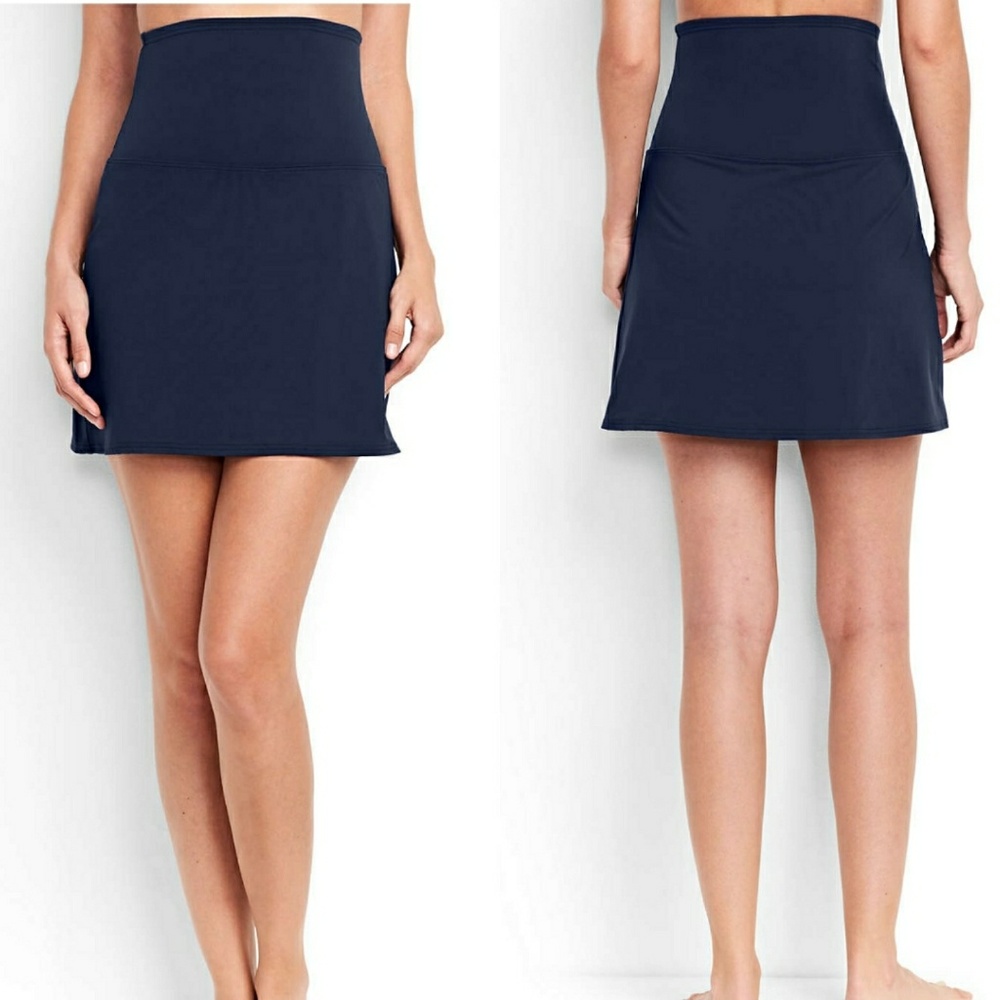⚡NWT⚡ Lands' End Ultra High Waisted Swim Skirt